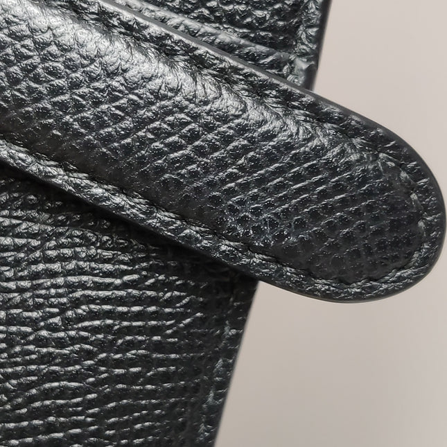 Dior Saddle 2020 Medium Grained Calfskin Leather Bag Black