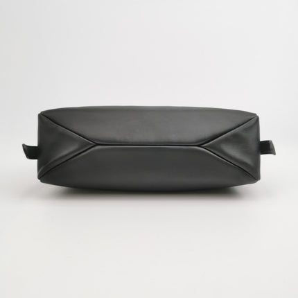 Prada Aimée Black Medium Calfskin Leather Shoulder Bag