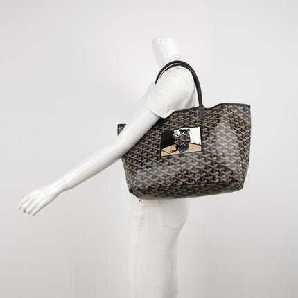 Goyard Saint Louis Tote PM Medium Black French Bulldog
