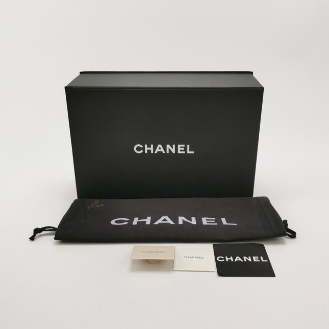 Chanel Double Sided Small Classic Flap Black Lambskin Leather 24k Gold Hardware, 1996-1997