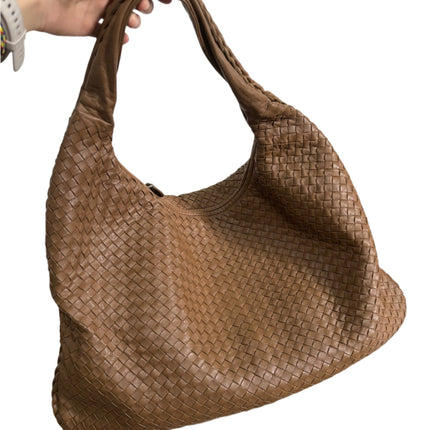 Bottega Veneta Hobo Maxi Milk Chocolate Brown leather 50cm-Luxbags