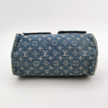 Louis Vuitton Blue Denim Neo Speedy Boston Bag