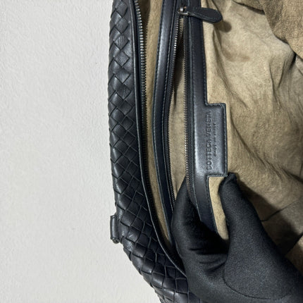 Sold Bottega Veneta Maxi Convertible Tote Bag Hobo Black Leather Two-way Carry 50cm