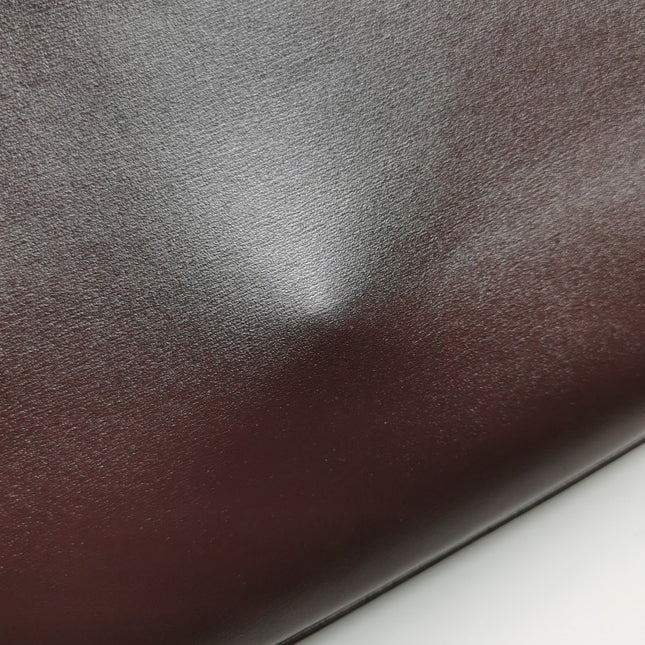 Bottega Veneta The Clip Burgundy Crossbody Bag