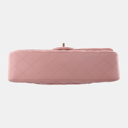 Sold Chanel Timeless Classic Flap Medium Cherry Blossom Pink Lambskin Leather Gold Hardware, 2014-2015