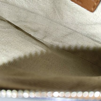 Loewe Puzzle Mini Caramel Tan Calfskin Leather Crossbody Bag