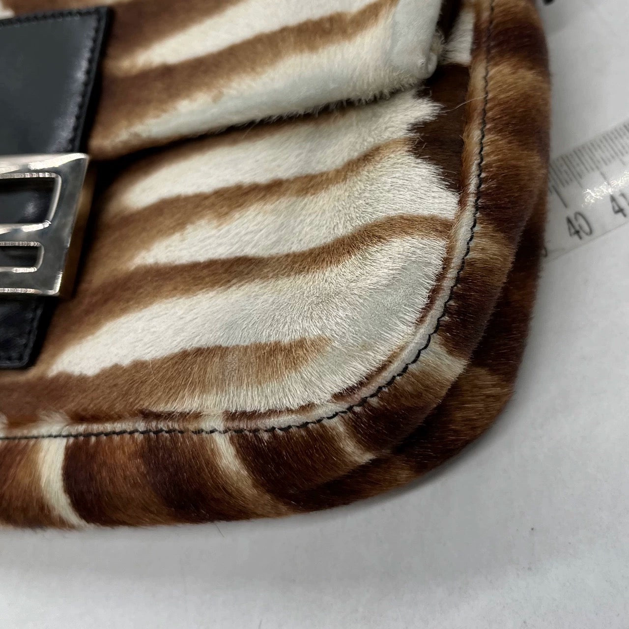 Sold Fendi Baguette Pony-hair Style Calfskin Leather in Horse Print