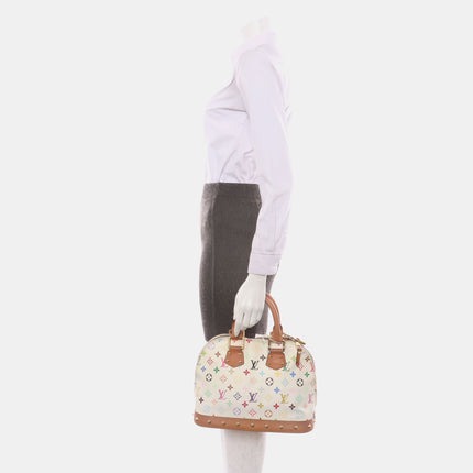 Louis Vuitton x Takashi Murakami Alma Small White Multicolor
