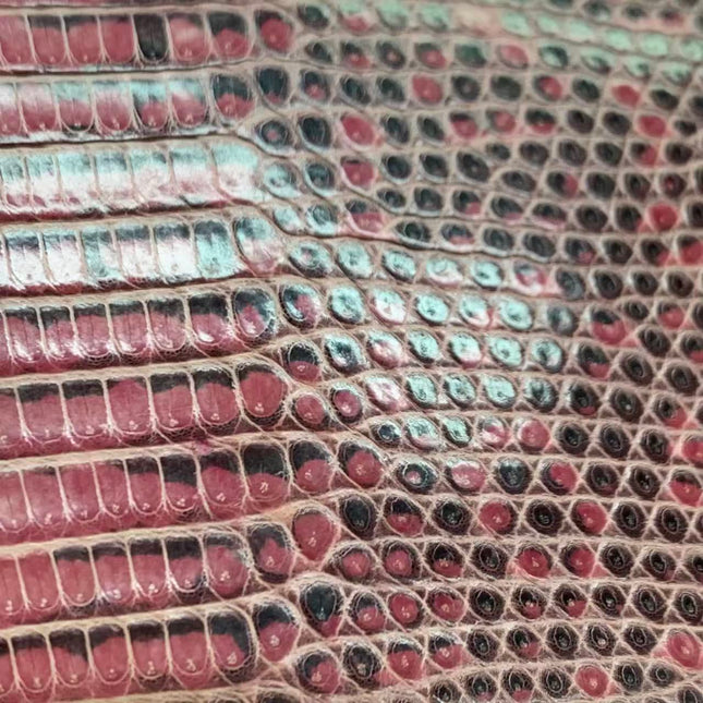 Fendi Baguette Purple Lizard Skin Leather Handbag