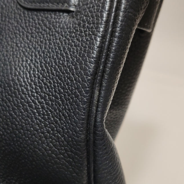 Hermes Birkin 35 Black Togo Calfskin Leather Gold Hardware 2004