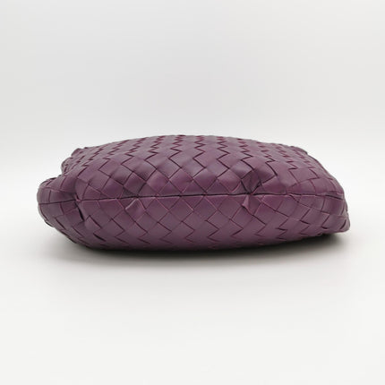 Bottega Veneta Jodie Small Purple Intrecciato Leather Gold Hardware