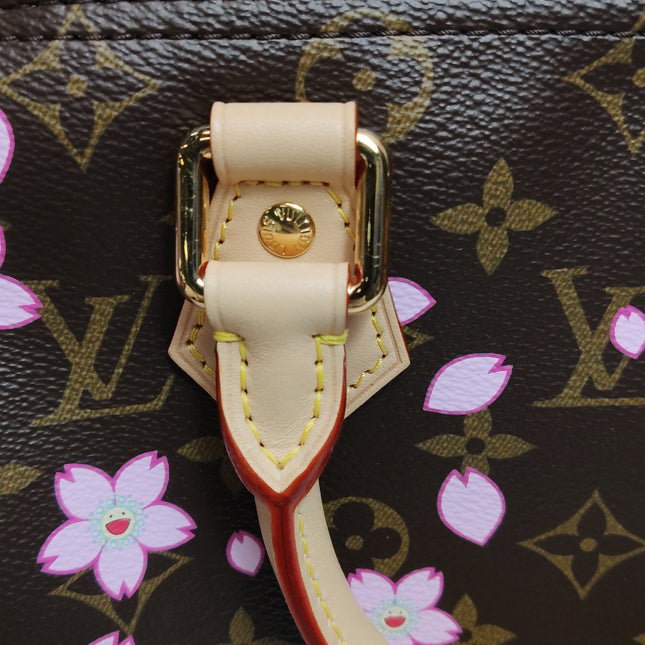 Louis Vuitton x Takashi Murakami Speedy 25 Cherry Blossoms on Monogram Crossbody Bag