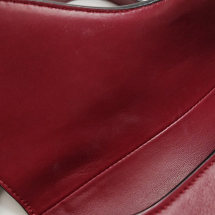 Sold Dior Saddle Shoulder Bag Medium Red Smooth Leather Gold Hardware