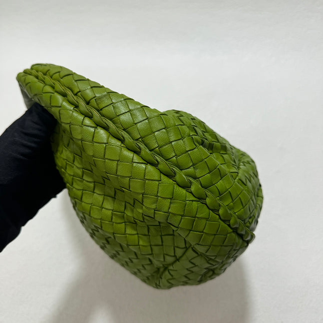 Sold Bottega Veneta Belly Hobo Intrecciato Avocado Green Nappa Leather Medium 40cm