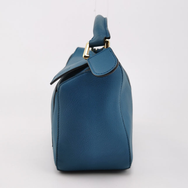 Loewe x Spirited Away Studio Ghibli Collection Puzzle Small Blue Crossbody Bag