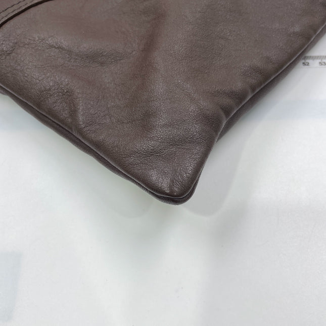 Bottega Veneta Maxi Convertible Tote Dark Chocolate Brown Smooth Leather 55cm