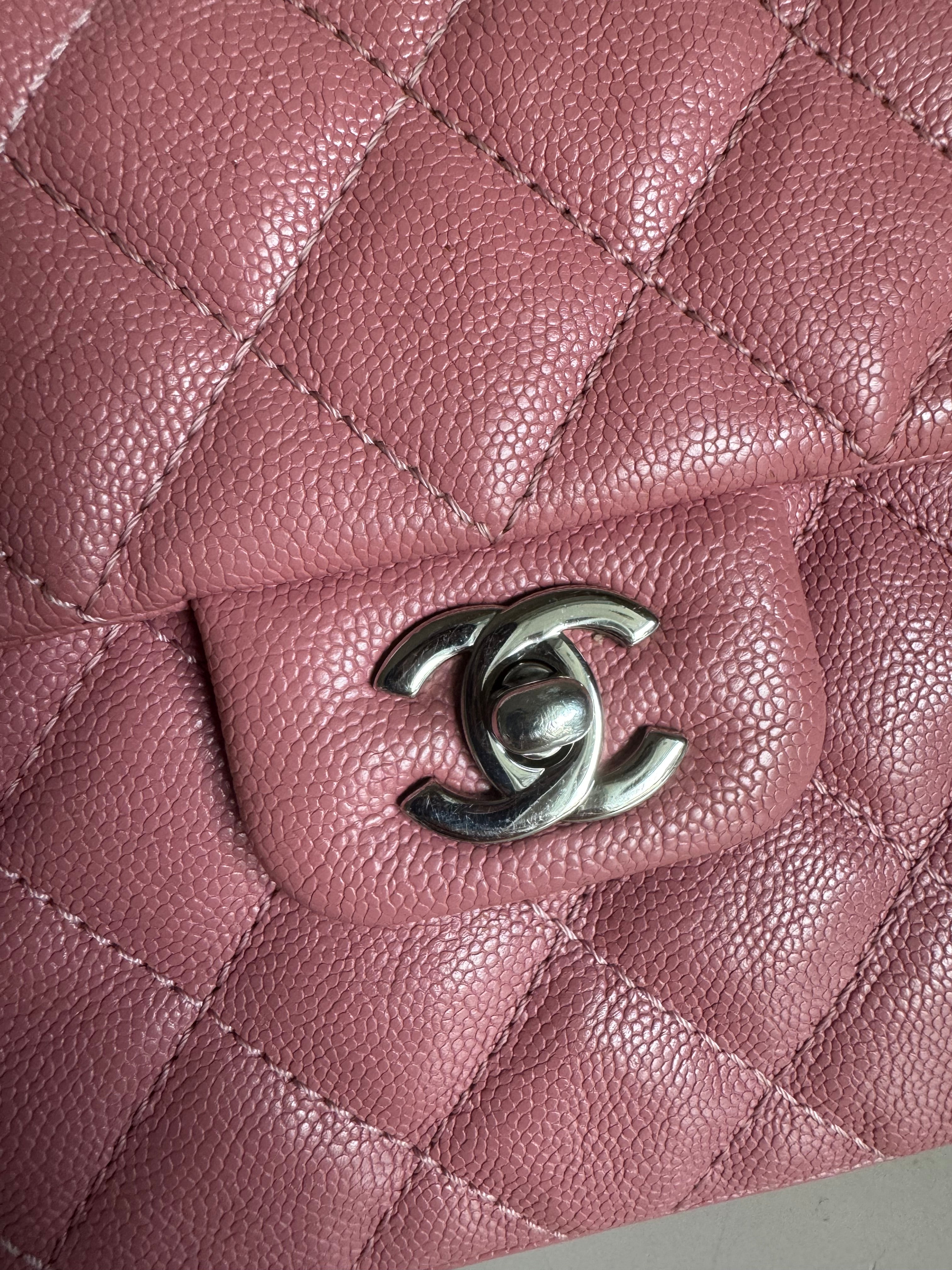 Chanel Small Urban Companion Flap Bag in Mauve Pink Caviar Leather 20 Luxbags