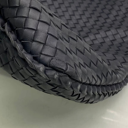 Bottega Veneta Veneta Hobo Maxi Black Leather 52-54cm