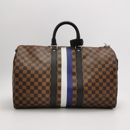 Louis Vuitton Savannah Keepall 45 Bandouliere Giraffe on Brown Damier Canvas