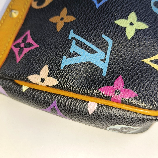 Louis Vuitton x Takashi Murakami Pochette Accessoire Black Multicolor