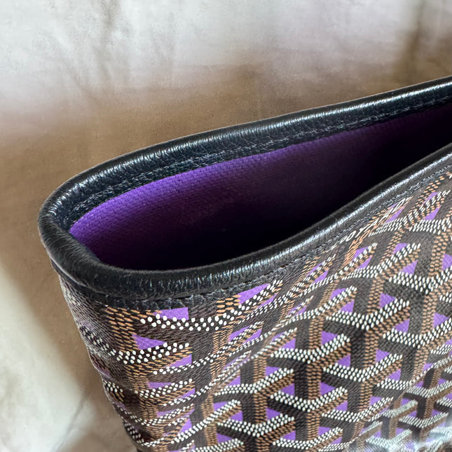 Goyard Special Edition Saint Louis PM Tote Medium Black Violet 2020