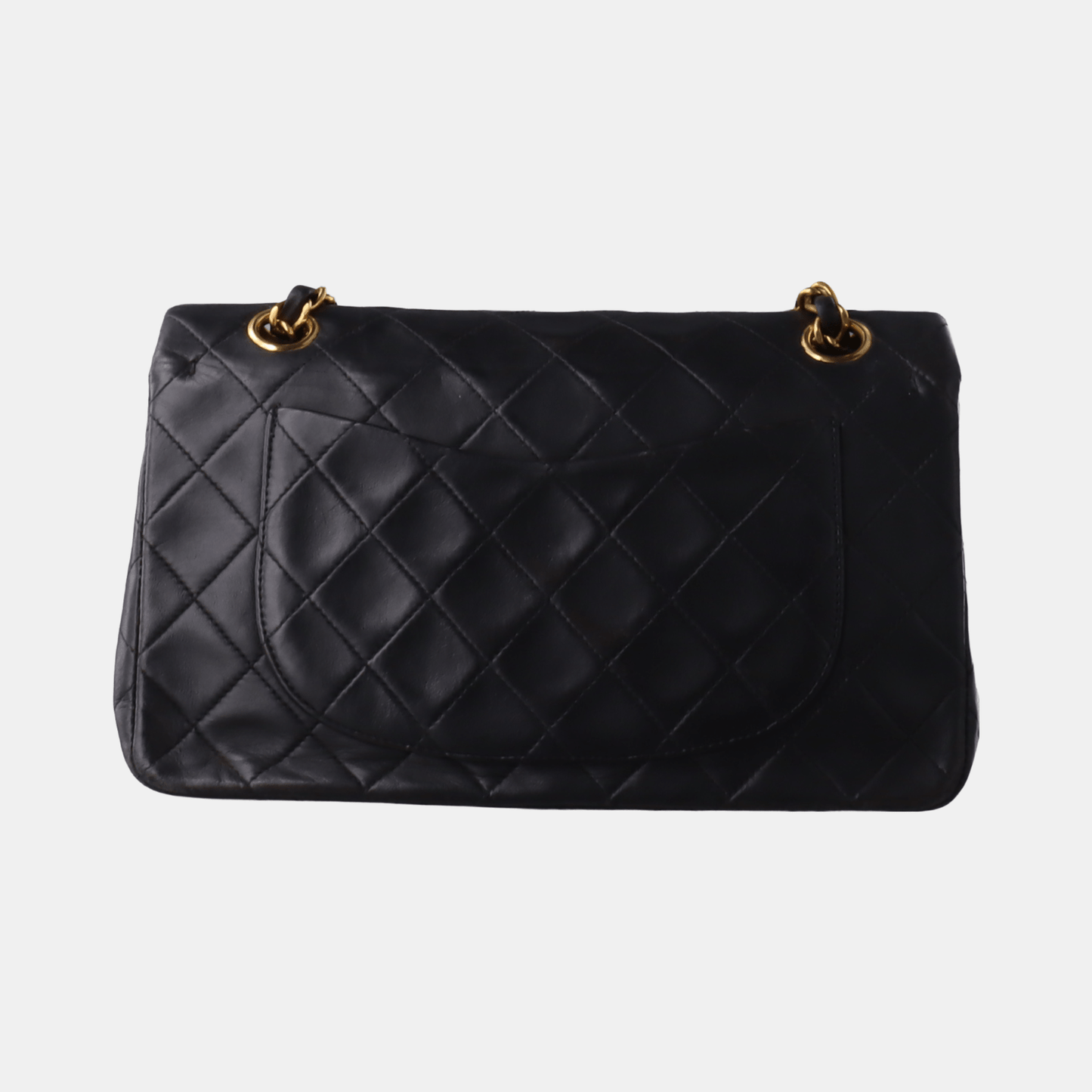 Chanel Classic Flap Vintage Small Lambskin Leather with 24k Gold HW, 1994-1996