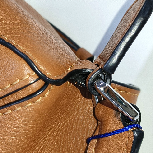 Sold Loewe Puzzle Mini Caramel Tan Calfskin Leather Crossbody Bag