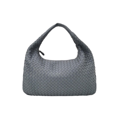 Bottega Veneta Hobo Bag leather Blue Grey Medium 40cm