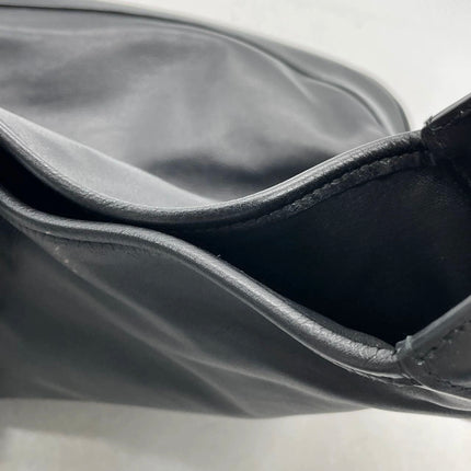 Gucci Jackie 1961 Large Black Calfskin Leather With Long Strap