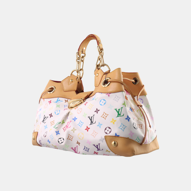 Louis Vuitton x Takashi Murakami Ursula Shoulder Bag White Multicolor