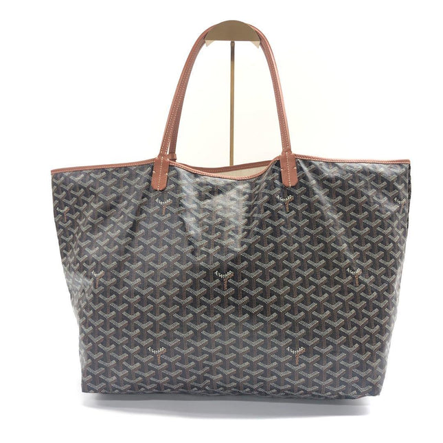 Goyard Saint Louis GM Tote Large Brown Goyardine Canvas 2018