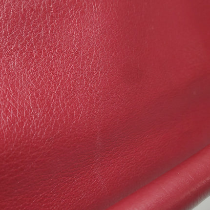 Loewe Puzzle Medium Red Leather with Zipper Crossbody Bag