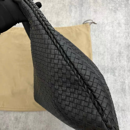 Bottega Veneta Veneta Hobo Maxi Black Leather 52-54cm