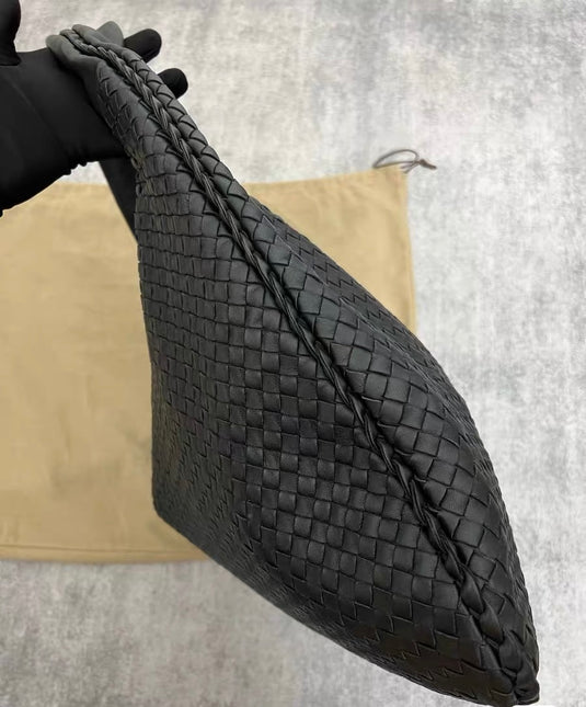 Bottega Veneta Veneta Sac Hobo Maxi en Cuir Noir 52-54cm