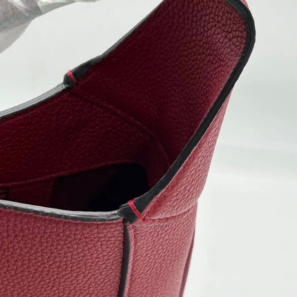 Gucci Jackie 1961 Medium Red Graind Leather Gold Hardware