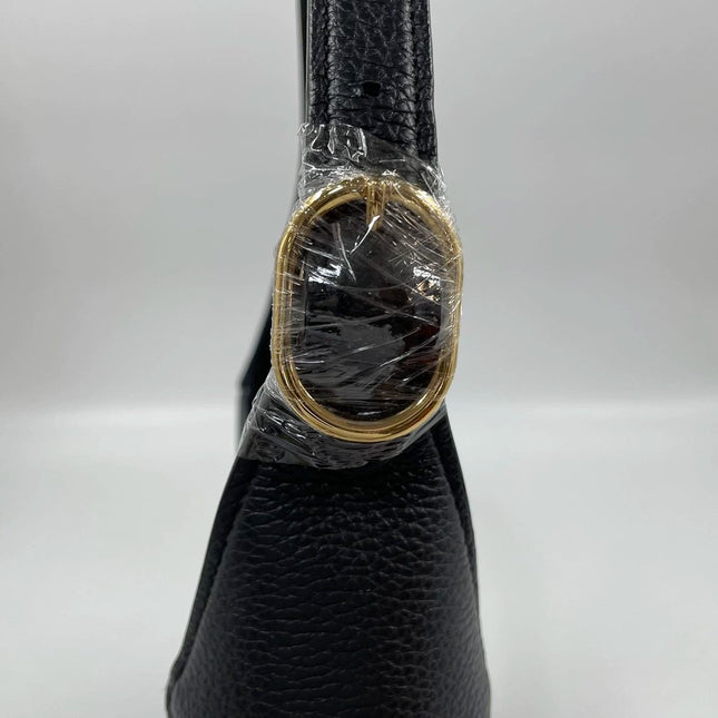 Gucci Jackie 1961 Black Pebbled Leather Bag Small