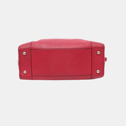 Sold Loewe Amazona 36 Large in Red Leather and Silver tone Hardware