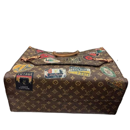 Louis Vuitton Voyage OnTheGo Large Brown Monogram Crossbody Tote Flight Mode