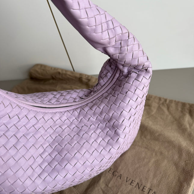 Bottega Veneta Hobo Bag Lambskin leather Lilac Purple Large 47cm