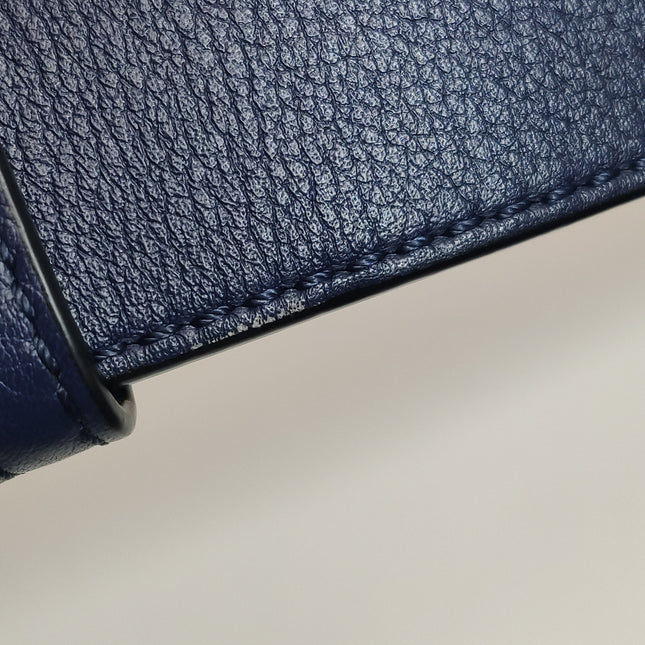 Loewe x Howl's Moving Castle Studio Ghibli Calcifer Puzzle Belt Bag Small Navy