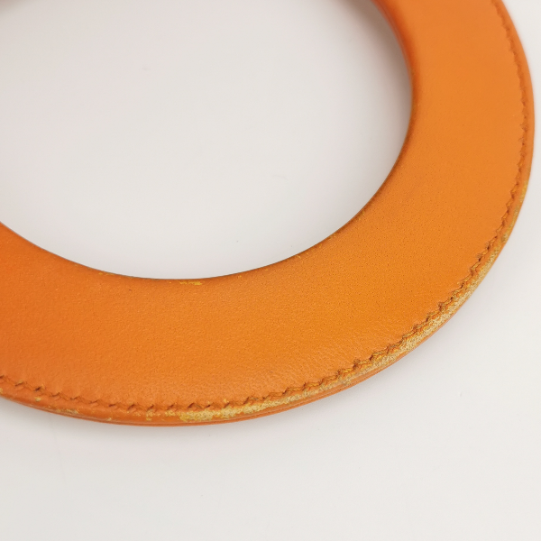 Sold Lady Dior My Abcdior 2016 Small Orange Lambskin Cannage Leather Handbag