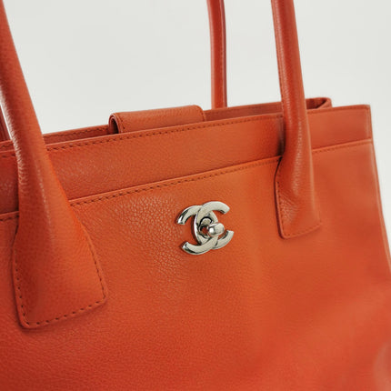 Chanel Cerf Executive Tall Red Leather Handbag 30cm