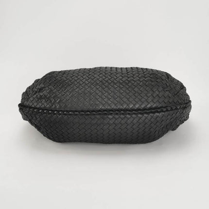 Bottega Veneta Belly Hobo Intrecciato Leather Black Large 55cm