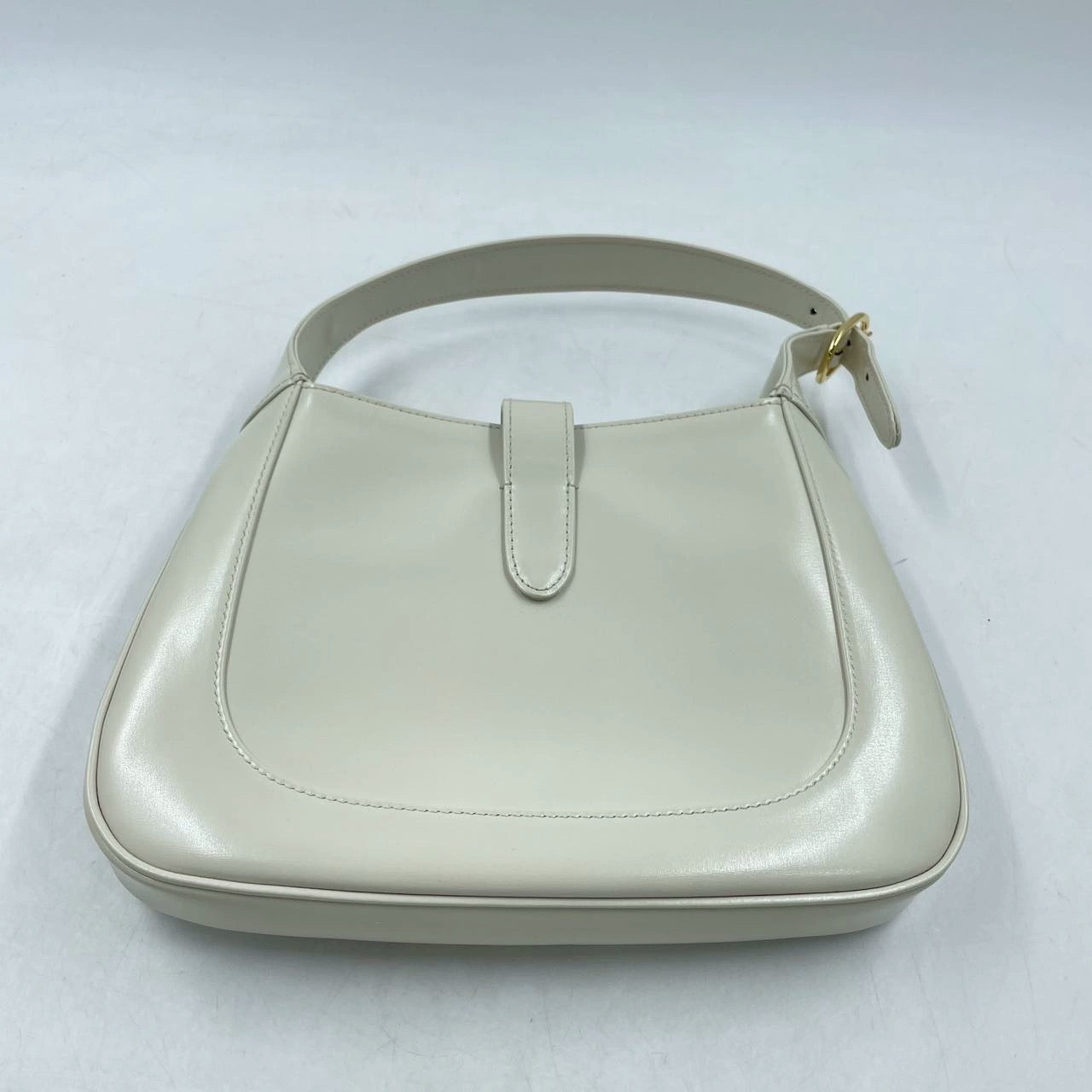 Sold Gucci Jackie 1961 Small Leather Bag with Adjustable Strap White