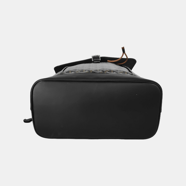 Goyard Alpin Backpack Medium Black Goyard and Leather