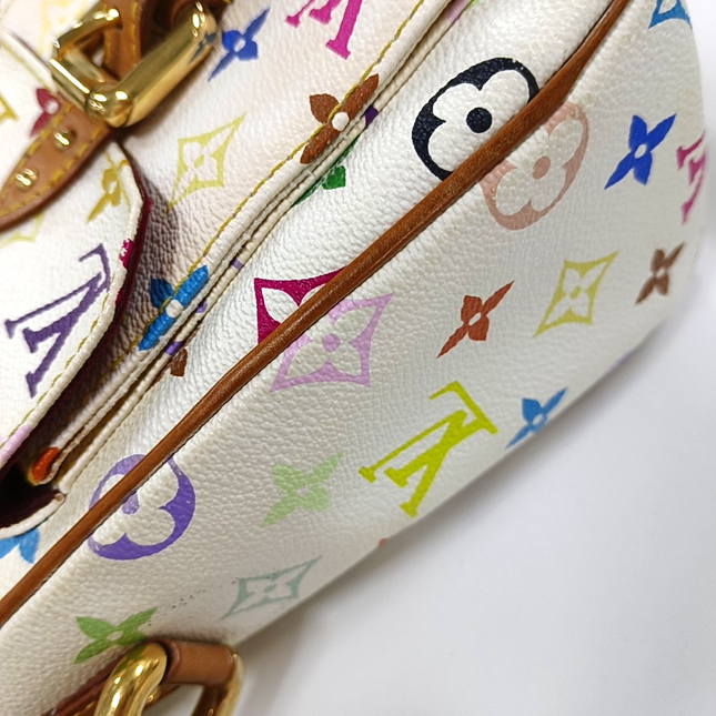 Louis Vuitton x Takashi Murakami Lodge Large White Multicolor