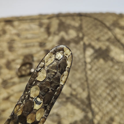 Gucci Jackie Vintage Camel Python Leather Rare