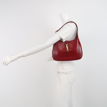 Gucci Jackie 1961 Red Burgundy Leather Bag Small Shoulder Bag