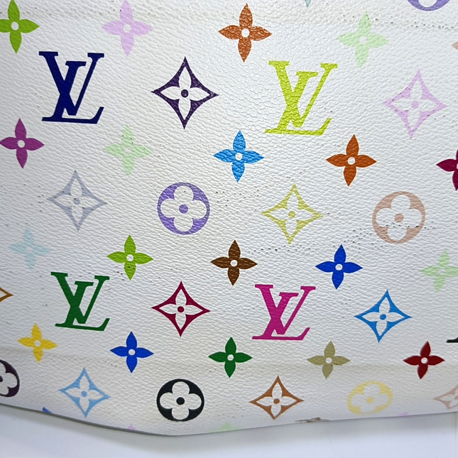 Louis Vuitton x Takashi Murakami Ursula Shoulder Bag White Multicolor