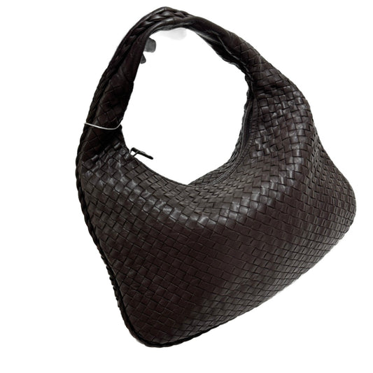 Bottega Veneta Intrecciato Hobo Bag Medium Brown Lambskin leather 40cm-Luxbags